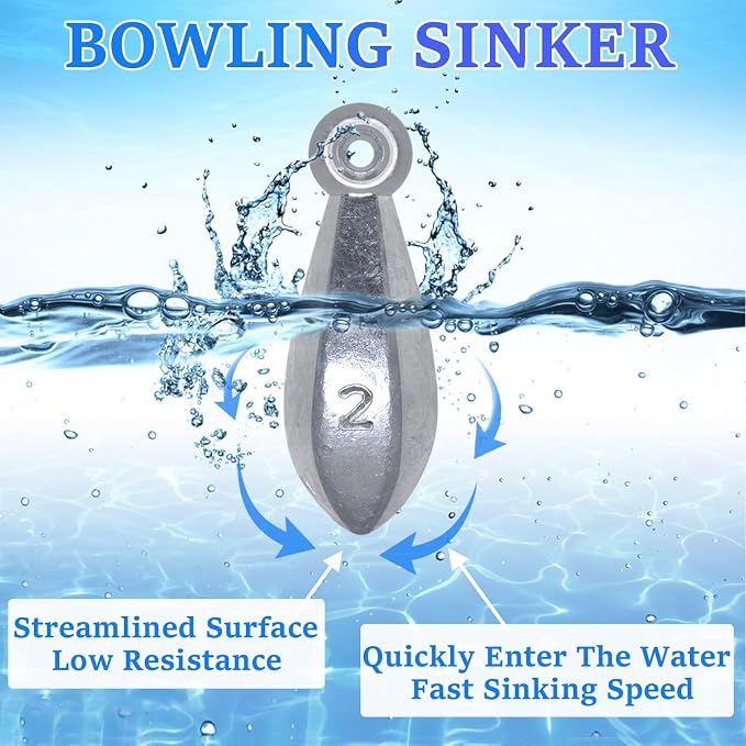 Fishing Weights Sinkers Bank Fishing Lead Sinkers Bullet Fishing Weights Ocean Saltwater Surf Fishing Gear Fishing Assortment 1oz 2oz 3oz 4oz