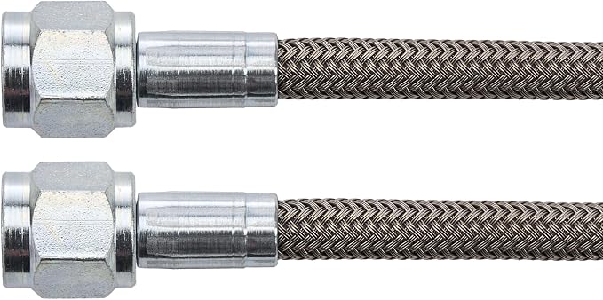 Allstar Performance ALL46400-21 21" 4 AN Braided Brake Line