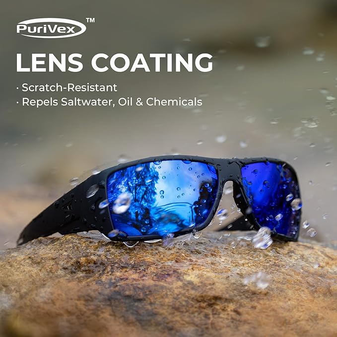 KastKing Iditarod Polarized Sport Sunglasses,PuriVex Protective Lens Coating Fishing Sunglasses For Driving Cycling Running