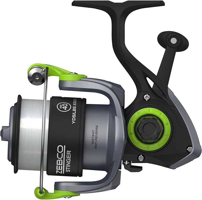 Zebco Stinger Spinning Fishing Reel, 1+1 Bearings Fishing Reel