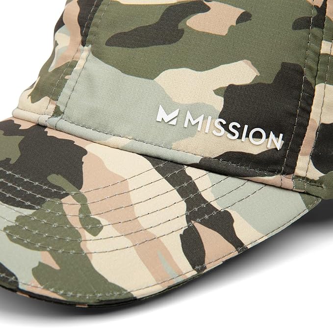 MISSION Cooling Performance Hat, Unstructured Low-Profile Adjustable Fit - UPF 50 - for Running, Workouts & Outdoors