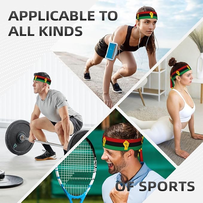 Sports Tie Headbands for Men Women, Adjustable Ninja Karate Head Band Headband for Basketball, Running, Tennis, Yoga