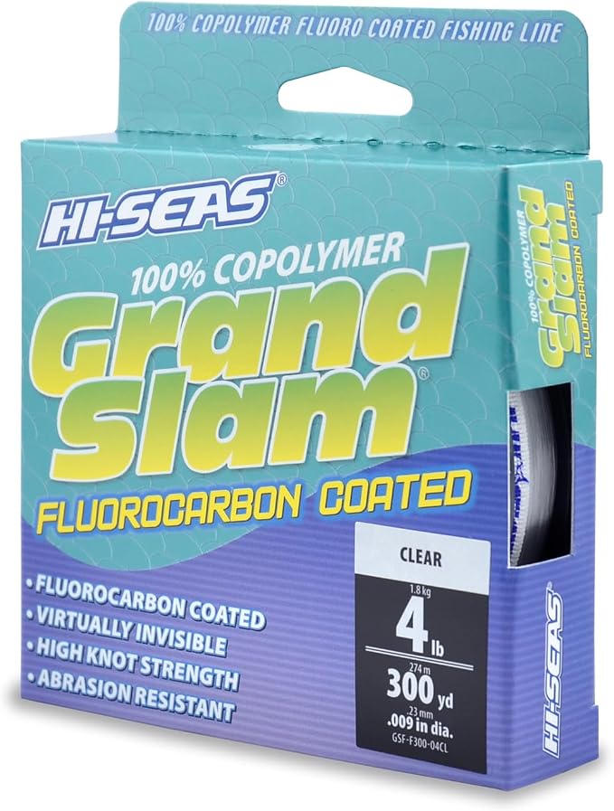 HI-SEAS Grand Slam Fluorocarbon Coated Fishing Line