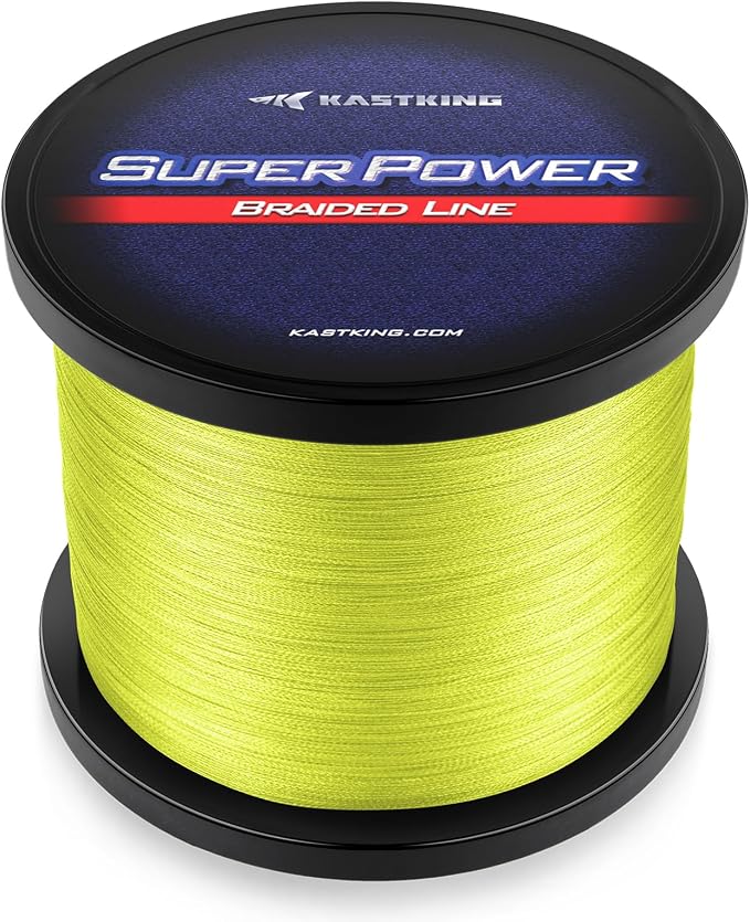 KastKing SuperPower Braided Fishing Line - Abrasion Resistant Braided Lines – Incredible Superline – Zero Stretch – Smaller Diameter – A Must-Have!