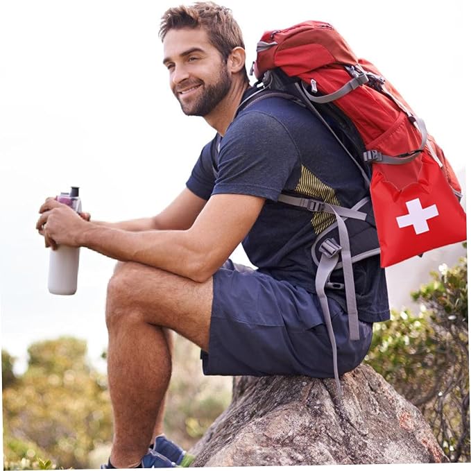 Waterproof First Aid Kit Portable Lightweight Boat Dry Bag Multifunctional Outdoor Emergency Survival Kit for Backpacking, Hiking, Fishing, Camping