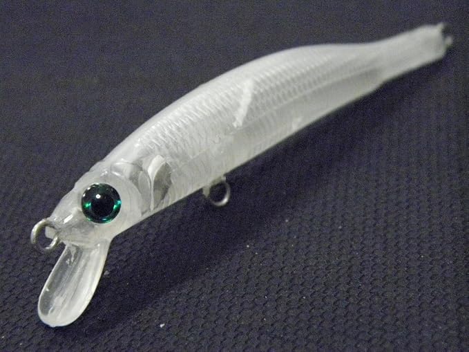 10 Blank Unpainted Minnow Crankbait Topwater Lipless Jerkbait Fishing Lures V3