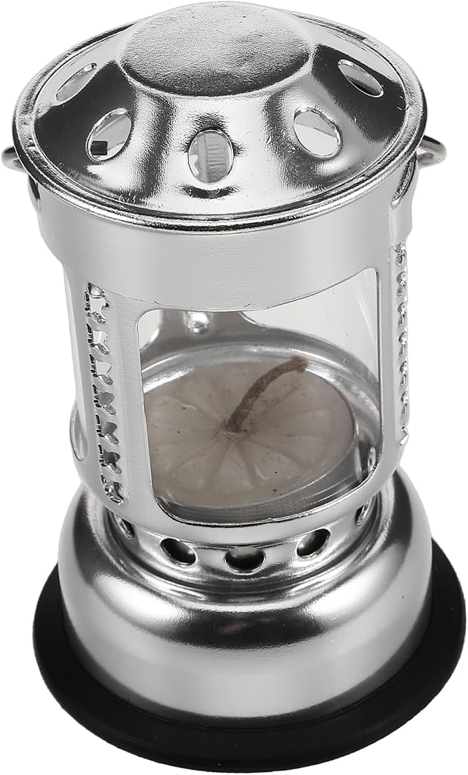 Vintage Camping Light Aluminum Alloy Lantern with Base Rechargeable Night Fishing Lamp