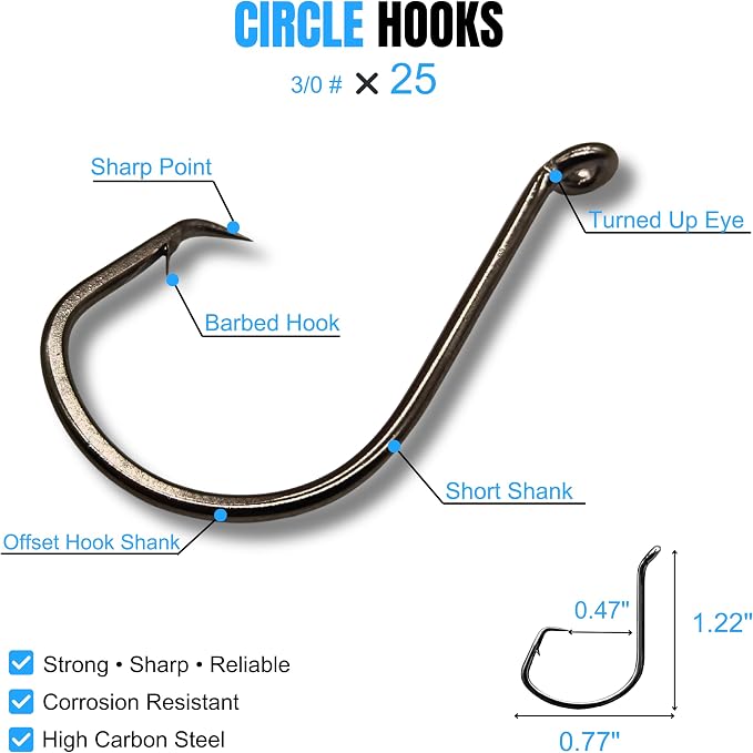 147PCS Fishing Tackle Kit, Including Fishing Hooks, Bobbers for Fishing, Octopus Circle Baitholder Hooks, Sinker Weights for Bass Trout Catfish Panfish
