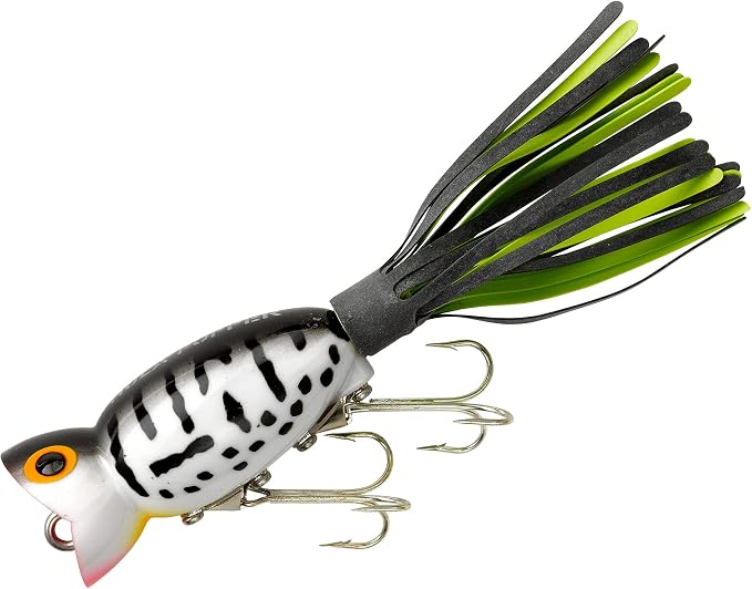 Arbogast Triple Threat Fishing Lure 3-Pack - Includes Jitterbug Lures and Hula Popper Lures