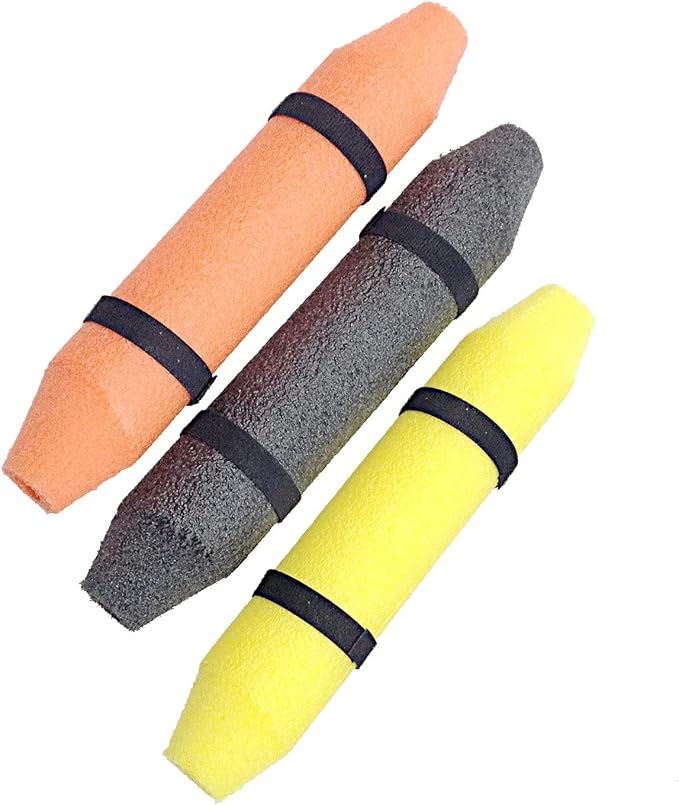 PShoreline Marine ROPEL Paddle Gear Rod Floats | Easy to Use & Secure | Hook & Loop Straps | Keeps Rod Afloat | Boating & Fishing Accessories
