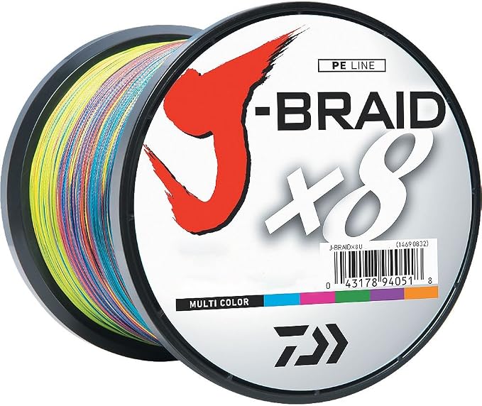 Daiwa J-Braid 500M 8-Strand Woven Round Braid Line