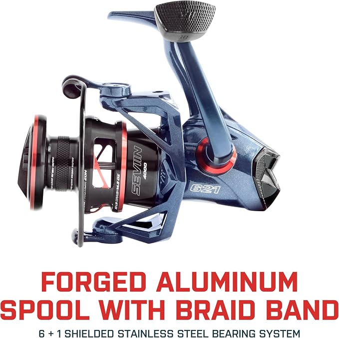 SEVIIN GSW Saltwater Spinning Reel - Engineered for Ultimate Durability, Corrosion Resistance & Dependability in Harsh Saltwater Conditions, Smooth Operation & Elite Performance
