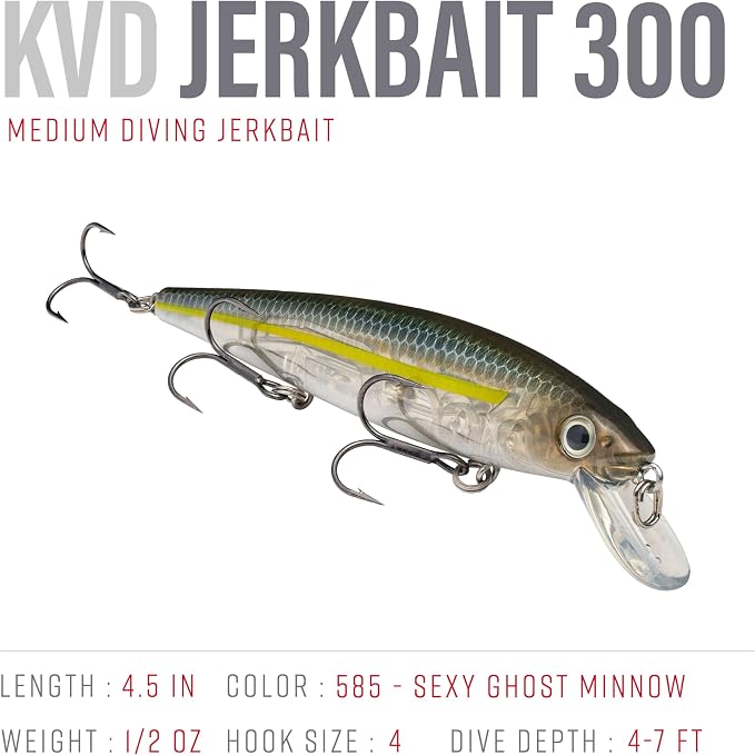 Strike King KVD Jerkbait 3 Hook