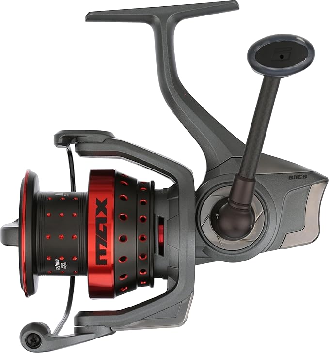 Abu Garcia Elite Max Spinning Reel, Right/Left Handle Position, Hybrid Front Drag for Smooth Operation, Saltwater or Freshwater Fishing Reel