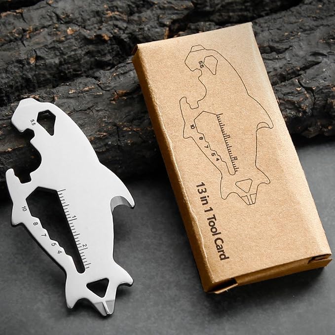 Keychain Tool - Multifunctional Pocket Multi Tool Keychain For Men | Heavy Duty Cool Gadgets For Indoor Outdoor Home Fishing Camping Hiking Climbing Women Men Dad