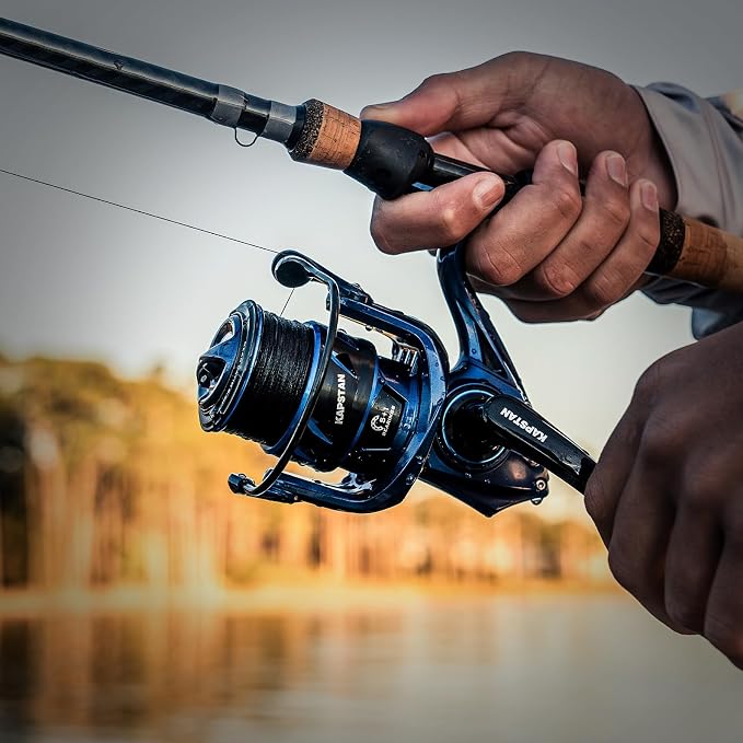 KastKing Kapstan Elite Saltwater Spinning Fishing Reel, Up to 55LBs Max Drag, IPX6 Waterproof & Corrosion-Resistant Bearing System - Ideal Fishing Gifts for Saltwater Fishing