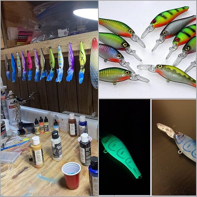 10 Blank Unpainted Minnow Crankbait Topwater Lipless Jerkbait Fishing Lures V3
