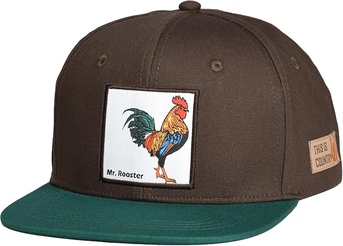 EDTREK Elite Youth Country Hat for Big Kids - Boys Snapback Hat with Flat Brim