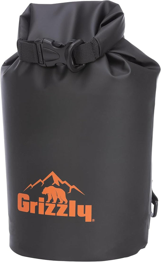 Grizzly Dry Bag | Roll up Top | Waterproof | Lightweight | for Camping Kayaking Boating Hiking Fishing
