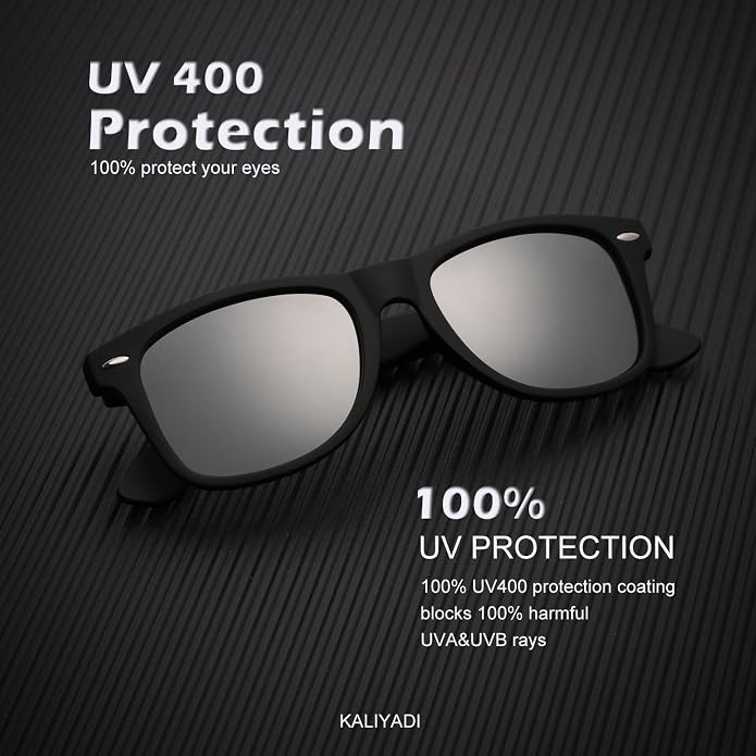 KALIYADI Sunglasses Men Polarized for Mens and Womens Unisex Sun Glasses for Driving UV Protection
