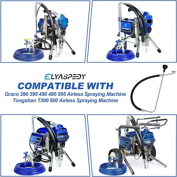 2026 New Reflux Line Sets,Compatible With Graco 390 395 490 495 595 And Tongshan T300 500 Airless Spraying/Line Painting Machine,Airless Paint Sprayer Accessories