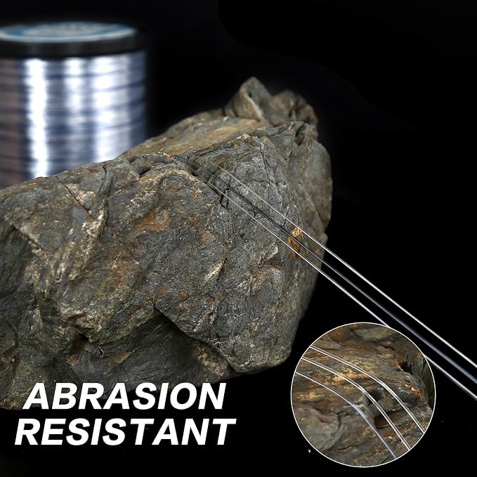 UANTA Monofilament Fishing Line, Superior Abrasion Resistance Mono Line, Ultimate Saltwater Fishing Line Leader Materials, 2025 New Fishing Line Unique Camo Design