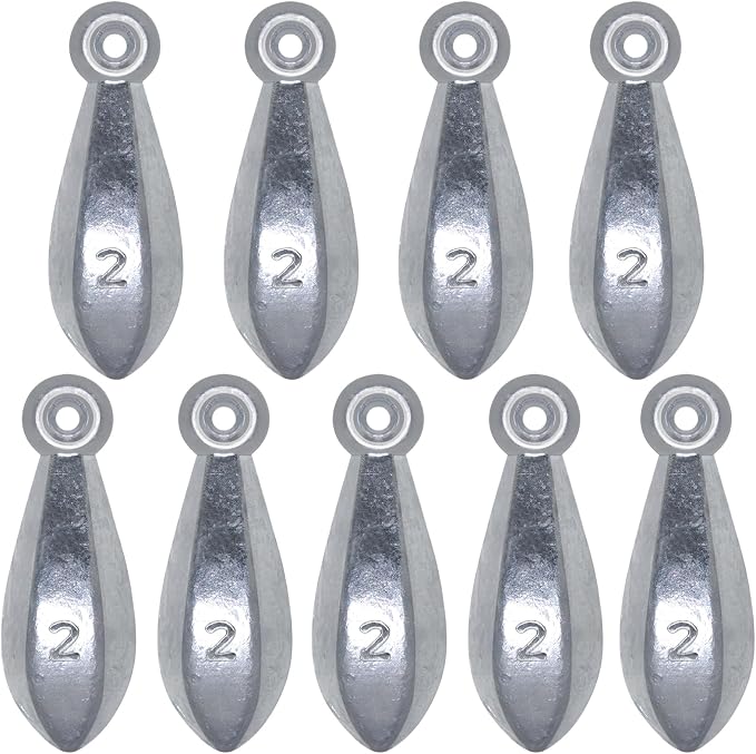 Fishing Weights Sinkers Bullet Fishing Weights Sinkers Ocean Saltwater Surf Fishing Gear Fishing Assortment 1oz 2oz 3oz 4oz