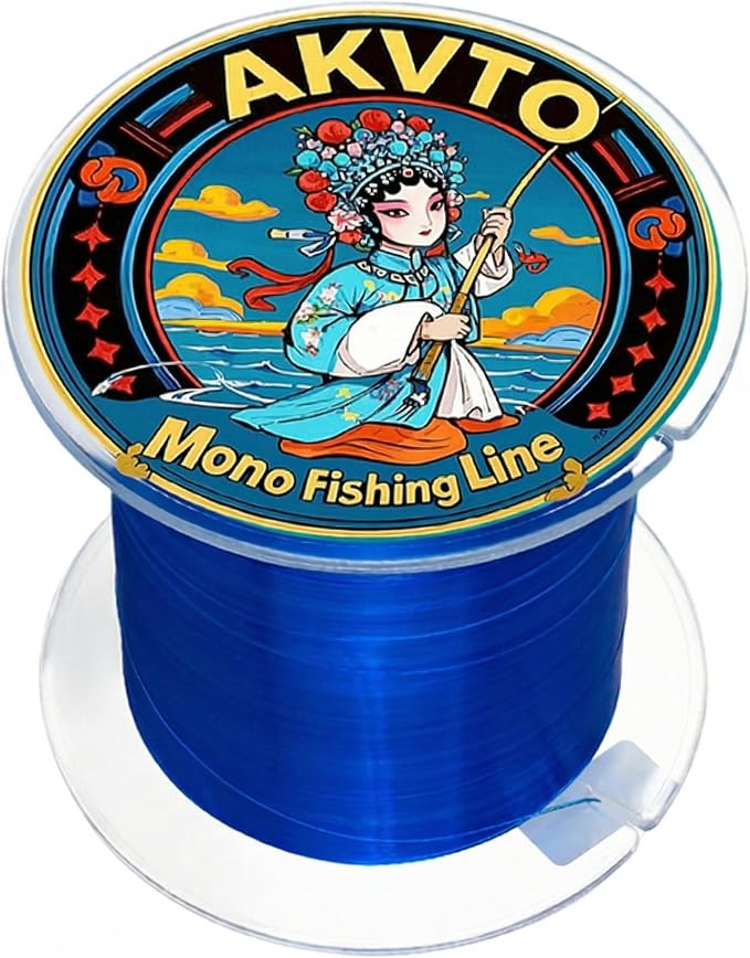 Monofilament Fishing Line, 500 Yards, 7-38 LB Test, High Strength Abrasion Resistant