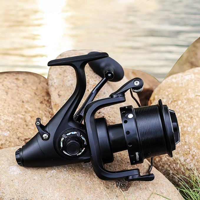 Sougayilang Spinning Fishing Reel 12+1BB Metal Body Smooth Carp Spinning Reels for Saltwater Freshwater Fishing