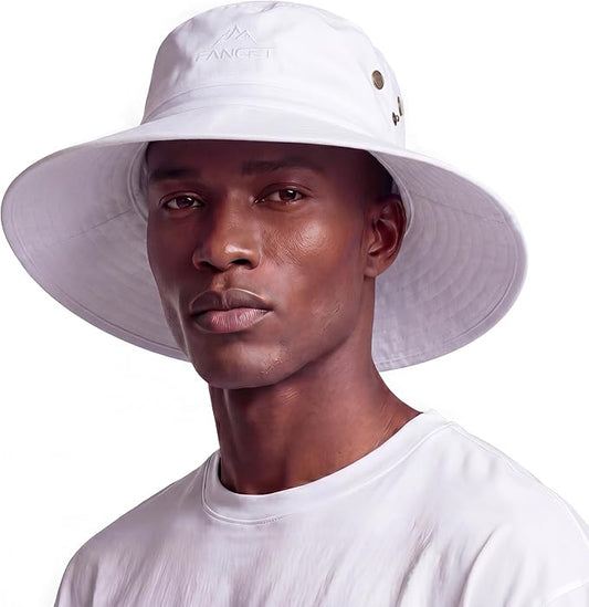 TOP-EX UVCoolix™ Cooling Touch Breathable UPF50+ Waterproof Wide Brim UV Protection Sun Hats Big Head XL XXL