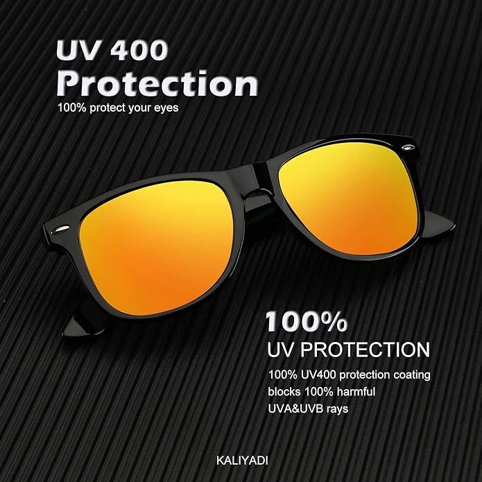 KALIYADI Sunglasses Men Polarized for Mens and Womens Unisex Sun Glasses for Driving UV Protection