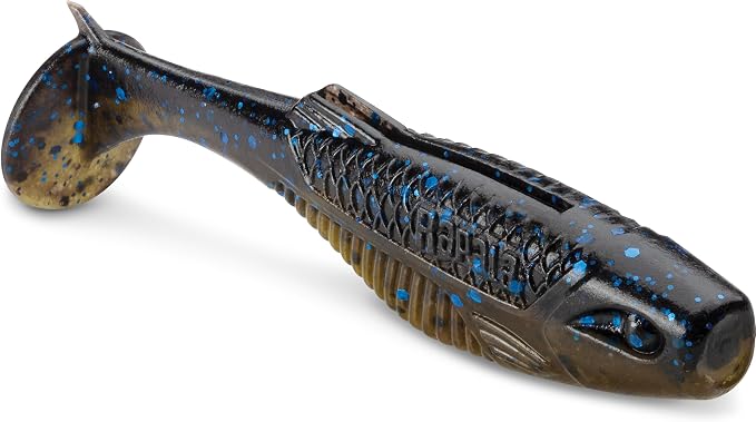 Rapala CrushCity Mayor Soft Plastic Paddle Tail Swimbait, Strong Kicking Action for Swim Jigs & Underspins, Bass, Redfish, Trout, Snook, Walleye & More