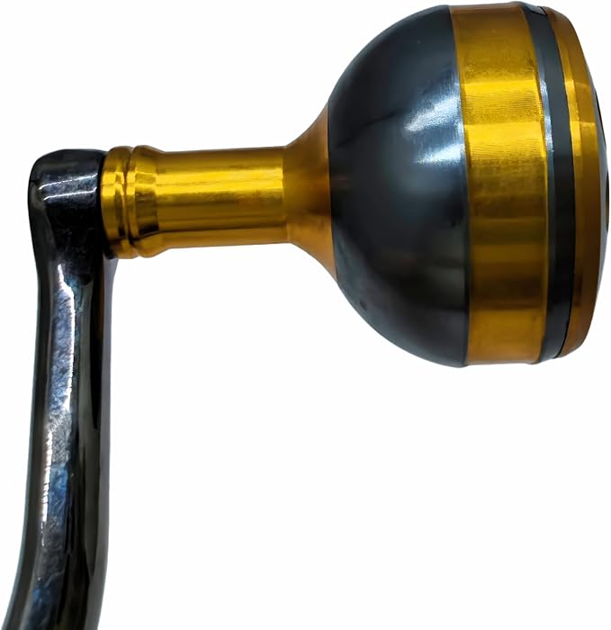 Fishing Reel Crank Handle Grip Knob Ergonomic Spinning Wheel Handle Non-Slip Rotary Control Arm with Tension Ball Tackle Replacement Part