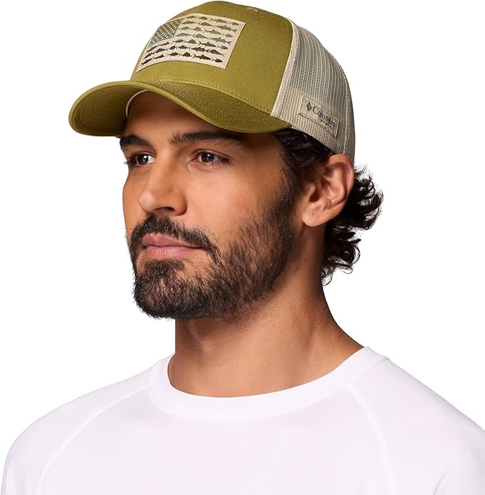 Columbia PFG Fish Flag Mesh Snapback