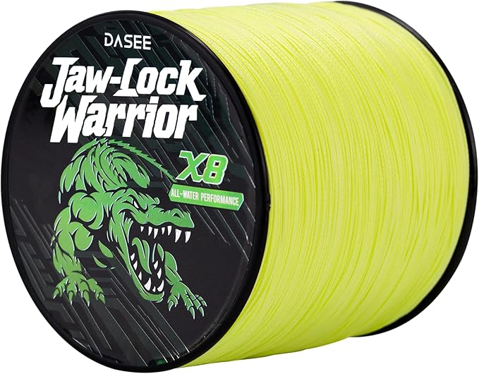 DASEE 8 Strands Braided Line, Fishing Line, Zero Stretch, 10-100LB, 300/500Yds, Abrasion Resistance, Braided Fishing Line, PE Line