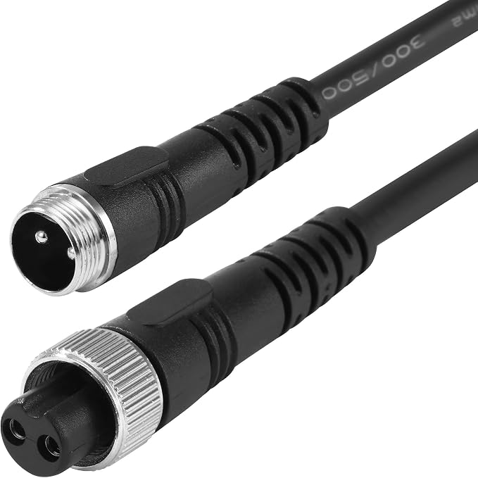 Electric Fishing Reel Battery Power Cable - 1.5FT Rust-Proof Power Cord Compatible with Daiwa Tanacom Seaborg Leobritz BeastMaster Shimano Fishing Reel Super Air Cord BM LB Prof PrB ProS