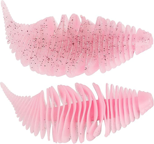 THKFISH Soft Swimbait 5/6 PCS or 15/18 PCS Soft Plastic Fishing Lures Bass Lures Swim Baits Lures for Bass Fishing Worms for Bass