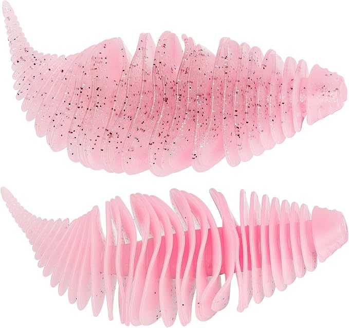 THKFISH Soft Swimbait 5/6 PCS or 15/18 PCS Soft Plastic Fishing Lures Bass Lures Swim Baits Lures for Bass Fishing Worms for Bass