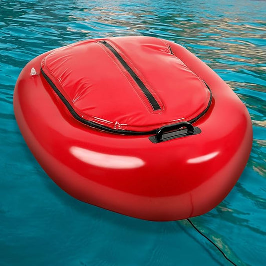 WILLBOND Inflatable River Floating Cooler Tow Behind, 38 Qt Insulated Heavy Duty PVC Kayak Floating Cooler with Handle for Outdoor Kayaking Rafting Boating Fishing and River Tubing