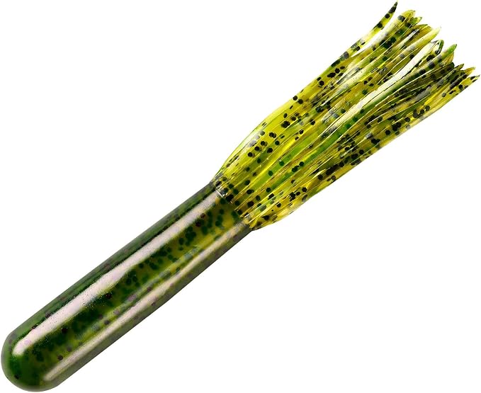 YUM Tube Soft Plastic Bass Fishing Lure - Designed Specifically for Bass, 4 Inch Length, 6 per Pack