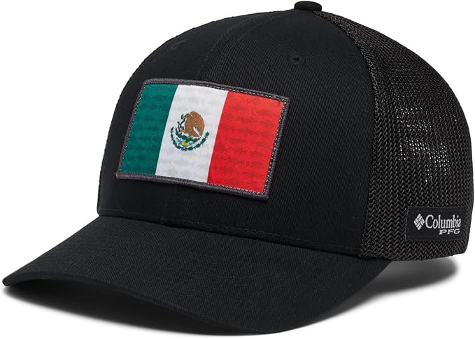 Columbia Unisex Adult PFG Logo Mesh Ball Cap