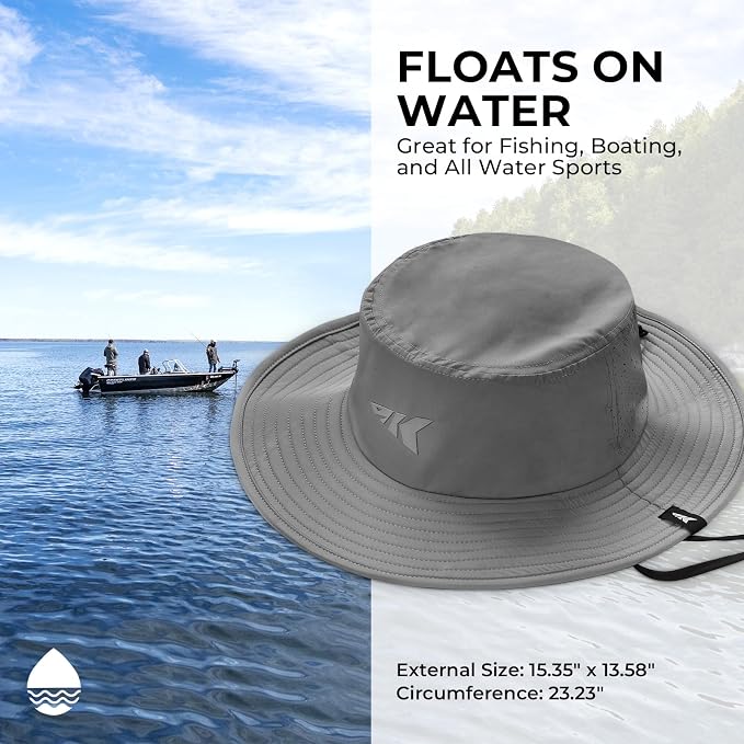 KastKing Sol Armis UPF 50 Boonie Hat - Sun Protection Hat, Fishing Hat, Beach & Hiking Hat, Paddling