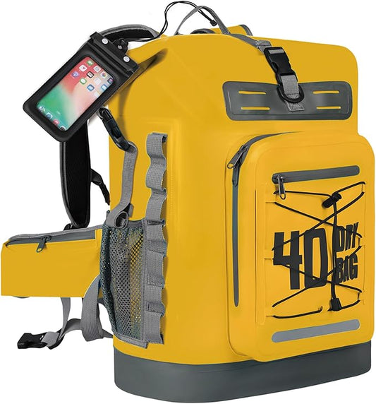 MORXPLOR Dry Bag Waterproof,5L/10L/20L/30L/40L/55L Roll Top Dry Bag Backpack with WaterProof Phone Case for Swim,Kayak