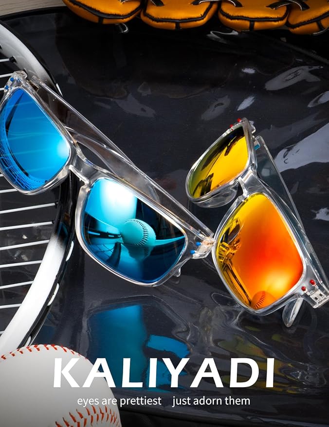 KALIYADI Polarized Sunglasses for Men and Women Vintage Style Sun Glasses for Fishing Running Driving with UV Protection