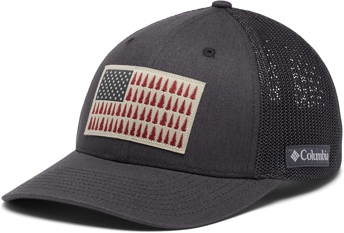 Columbia Unisex Adult PFG Logo Mesh Ball Cap