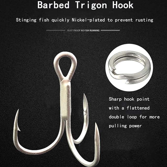 Popper Fishing Lure Set, 3 PCS Topwater Popper Lures 3D Eyes Fishing Accessories for Saltwater Surface Casting and Freshwater Fishing Gt Tuna Kingfish Large Predator Fish (5.11in, 1.48Oz)