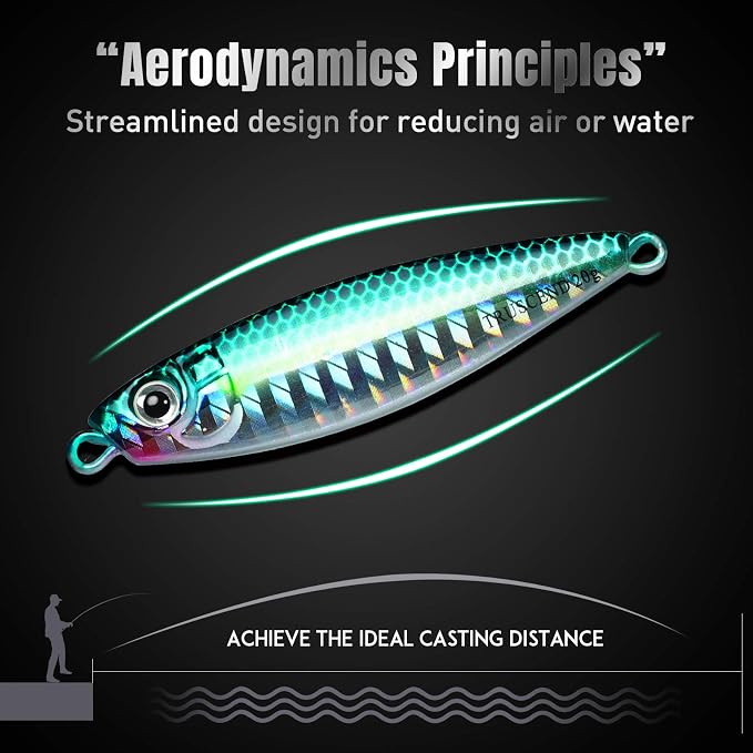 TRUSCEND Vibespinner Easy Catch Fishing Lures with BKK Hooks, Tail Spinner Baits with 4 Actions, Vibrating Swimming Flashing & Jigging for More Bites, Spoon Lures for Bass Trout Crappie Walleye Pike