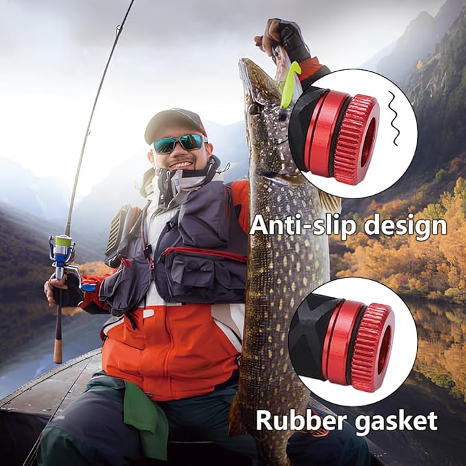 Fishing Knot Tying Tool, Fishing Line Dragger, Fishing Line Knotting Device, Assist Device Dragger for Freshwater and Saltwater Bobbin Knotter Spooling Pulling Rod Pull Drag Tools