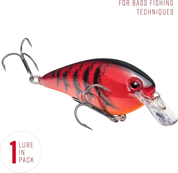 Strike King KVD 1.5 Hard Knock Fishing Lure, 3/8 oz, 3D Lifelike Eyes