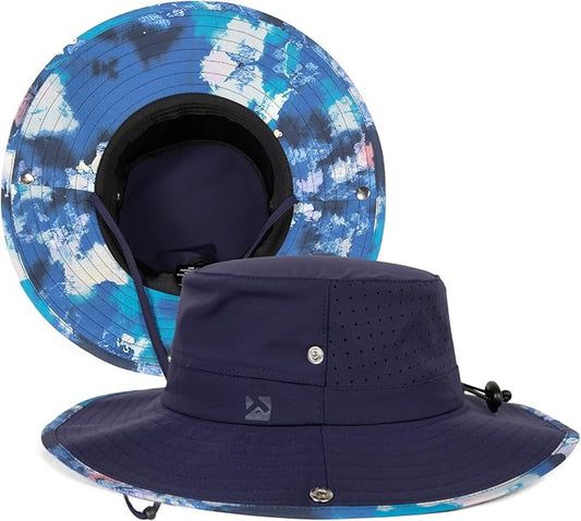 TOP-EX UVCoolix™ Cooling Sun Hat for Men Women UPF 50 Wide Brim Bucket Hat for Hiking, Fishing & Big Head - Cools Up 2 Hours